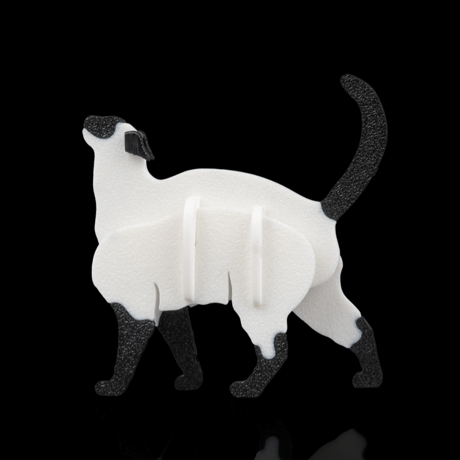  Siyam Kedisi 3D Maket | Şık Koleksiyon Figürü