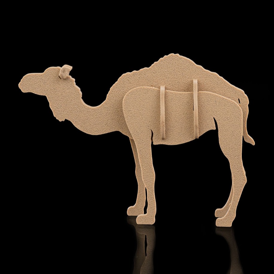  Deve 3D Maket | Dekoratif ve Koleksiyonluk Figür