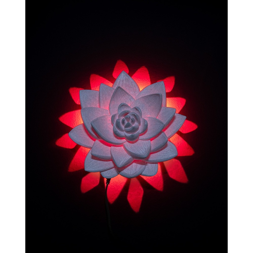 Lotus Çiçeği Duvar Lambası