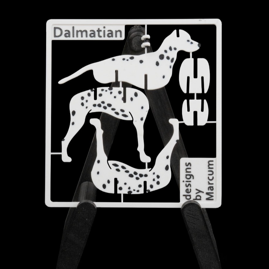  Dalmaçyalı Köpek 3D Maket | Şık Koleksiyon Figürü