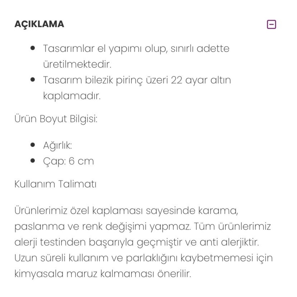 Kemik Gold Bileklik