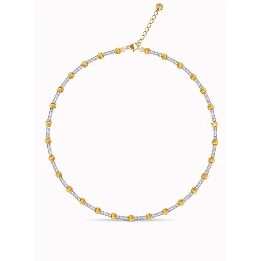 Silver Gold Dorika Kolye