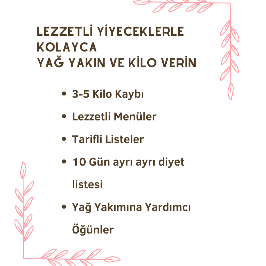 Yağ Yakımına Yönelik Ketojenik Diyet 