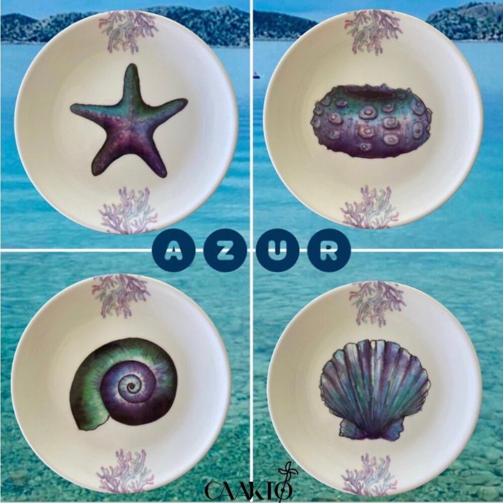 CAAKTO - Azur 4’lü Küçük Tabak Seti