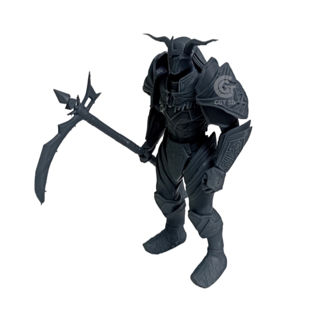 Knight Online 12cm Gri Reçine Karus Warrior Raptorlu