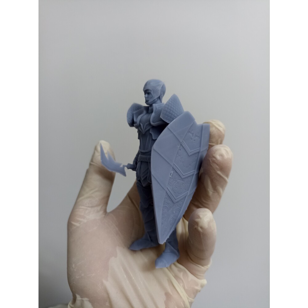Knight Online 12cm Gri Reçine Human Asas Karakteri