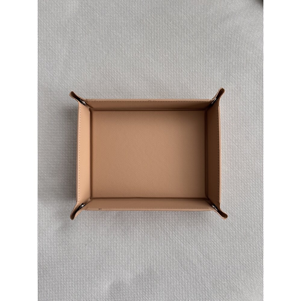 Pudra Deri Takı/Anahtar Tepsisi