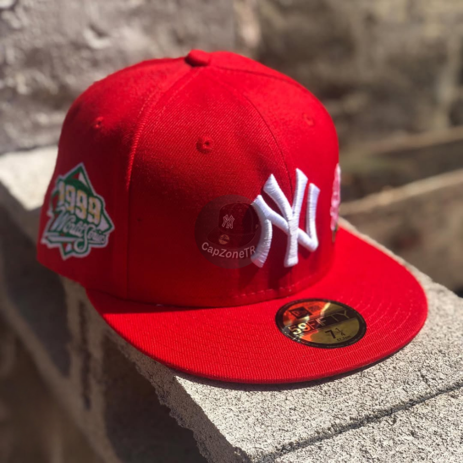 New Era New York Yankees Rose Patch 1999 World Series Fitted