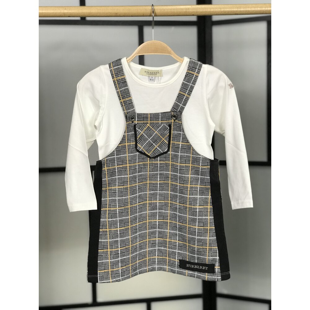 Burberry İkili Kız Çocuk Elbise | MATU KİDS