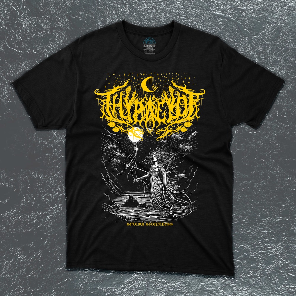 Thy Pallor Solemn Silentness Yellow Oversize Unisex T-Shirt