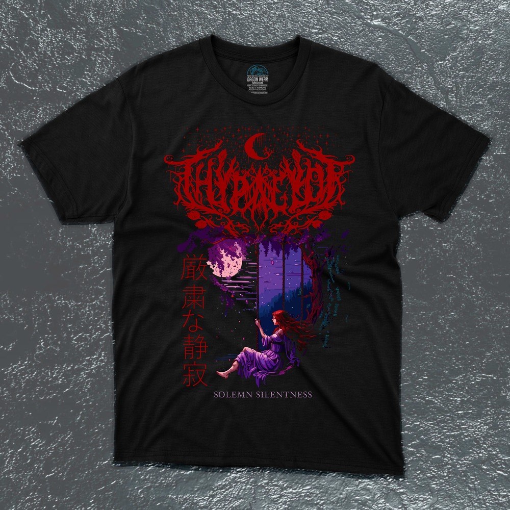 Thy Pallor Solemn Silentness Red Oversize Unisex T-Shirt