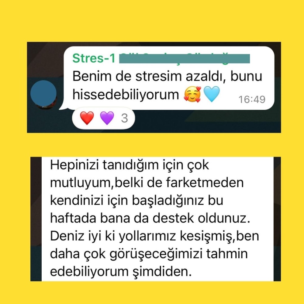 Erken Kayıt İndirimi: 28 Temmuz-3 Ağustos Stresini Hafiflet Grup Programı