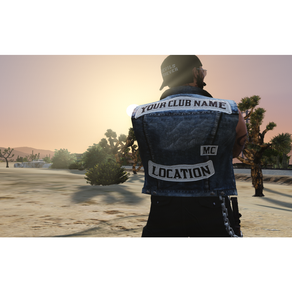 Blue Denim Vest