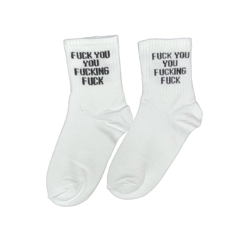 Fuck You  You Fucking Fuck Çorap (3 Çift)