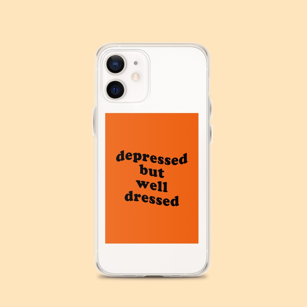 Depressed But Well Dressed iPhone Kılıfı