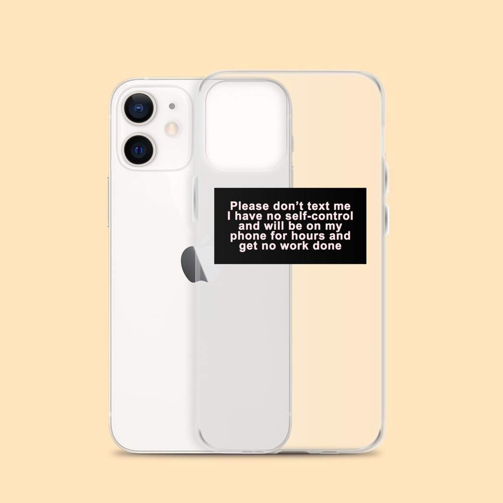 Don't Text Me iPhone Kılıfı
