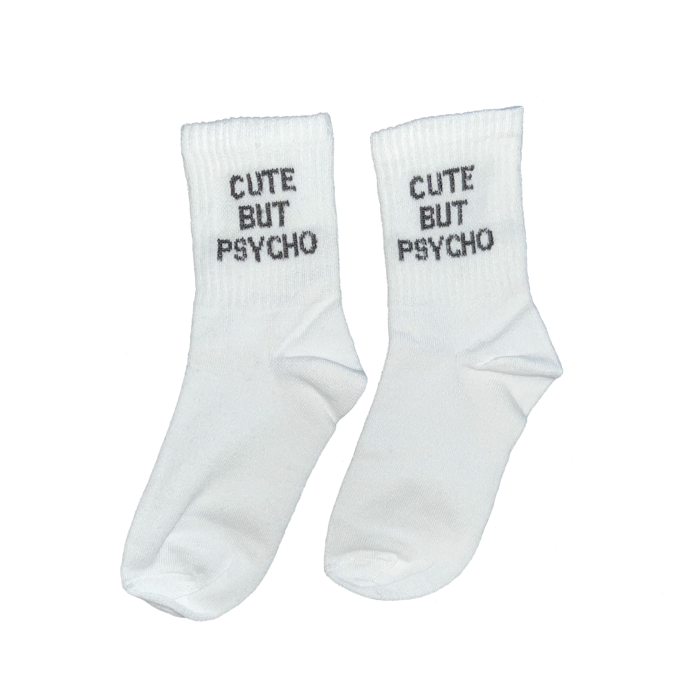 Cute But Psycho Çorap (3 Çift)