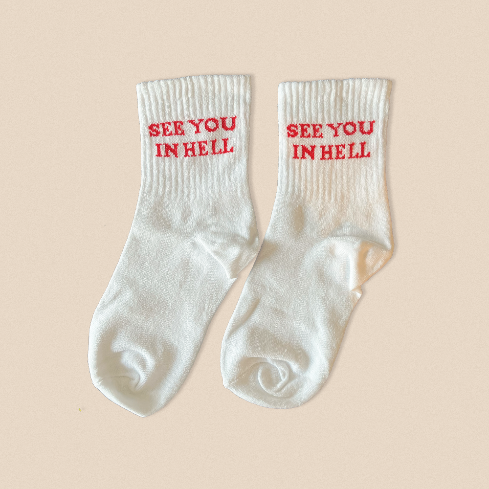 See You In Hell Çorap (3 Çift)