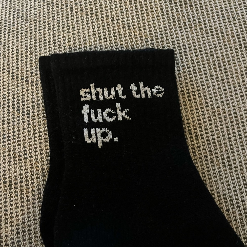 Shut The Fuck Up Çorap (3 Çift)