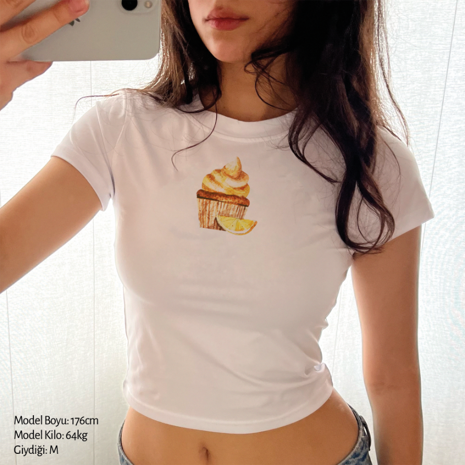 Lemon Cupcake Baby Tee
