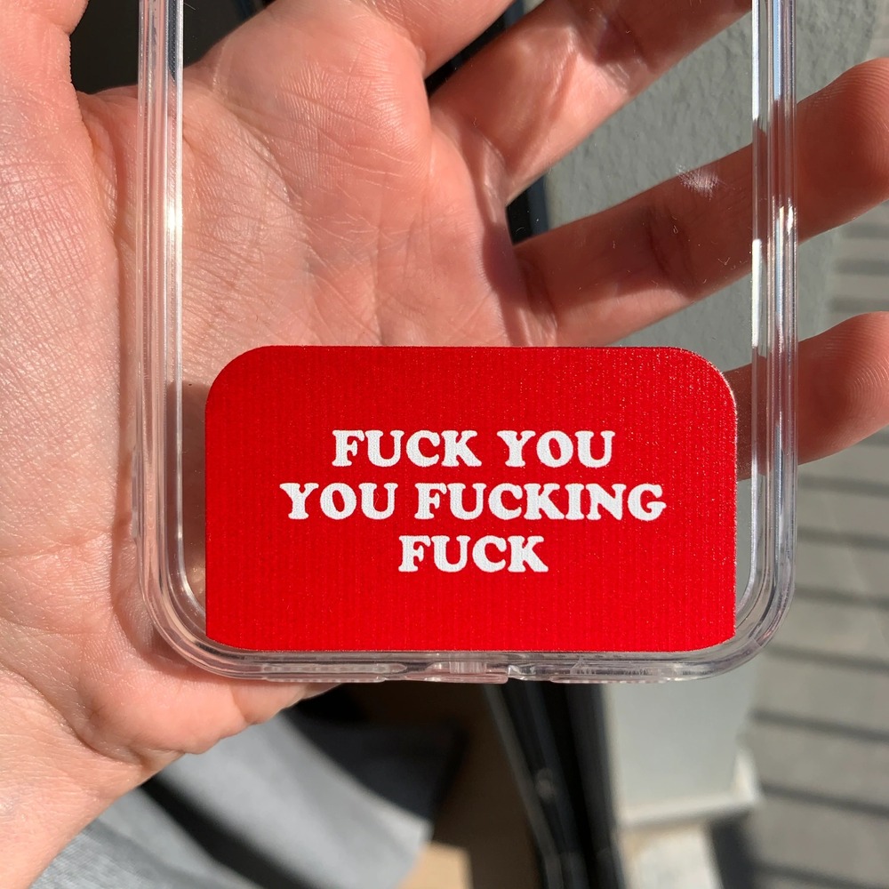 Fuck You Fucking Fuck iPhone Kılıfı