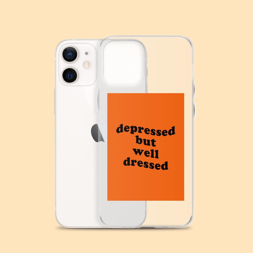 Depressed But Well Dressed iPhone Kılıfı