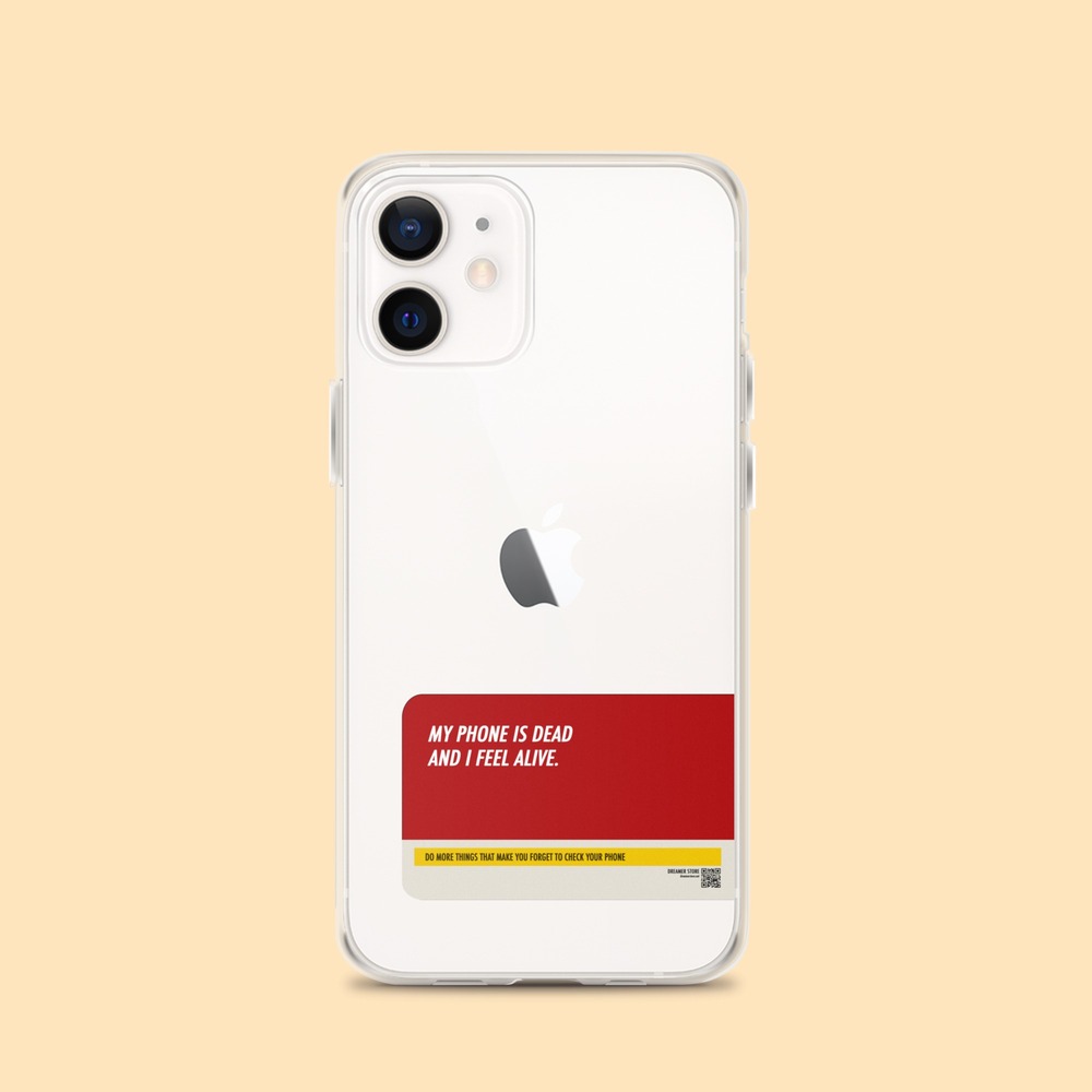 My Phone Is Dead And I Feel Alive iPhone Kılıfı