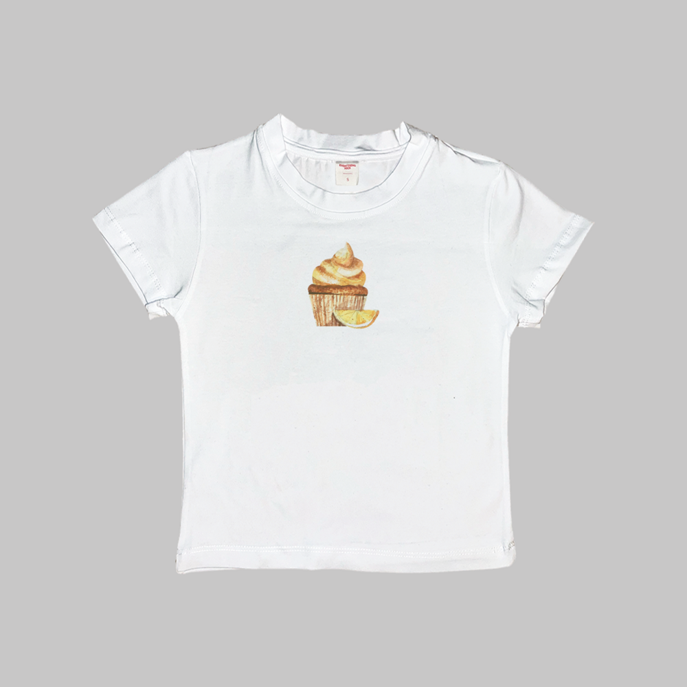 Lemon Cupcake Baby Tee