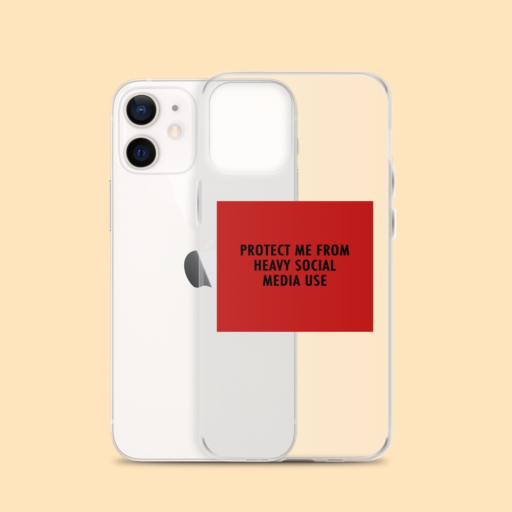 Heavy Social Media Use iPhone Kılıfı