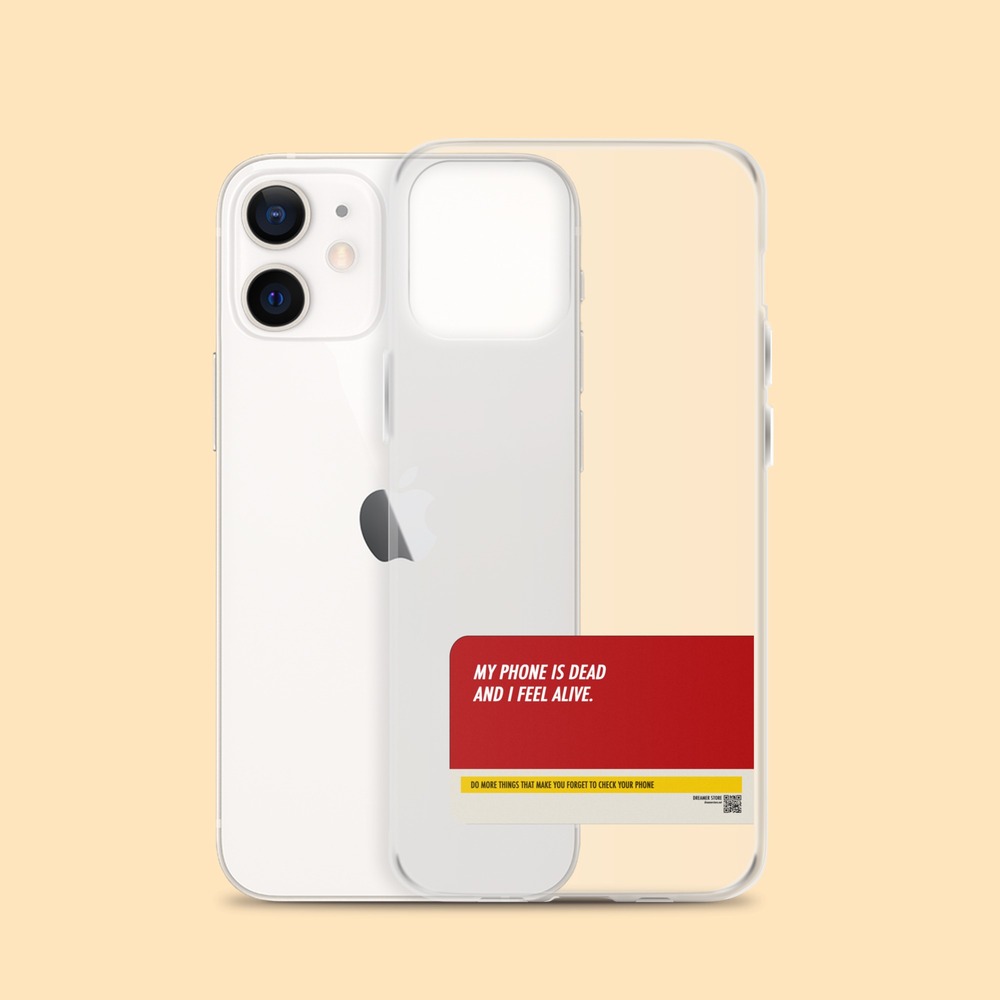 My Phone Is Dead And I Feel Alive iPhone Kılıfı
