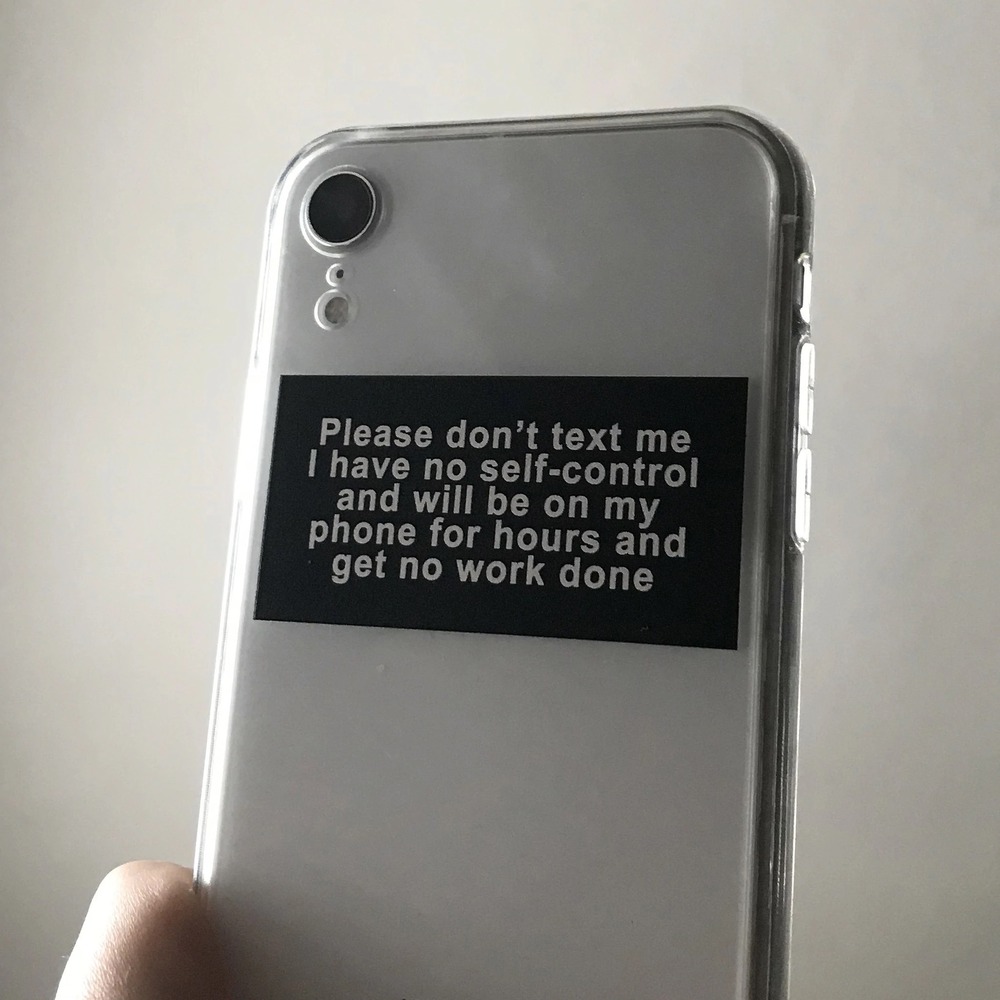 Don't Text Me iPhone Kılıfı