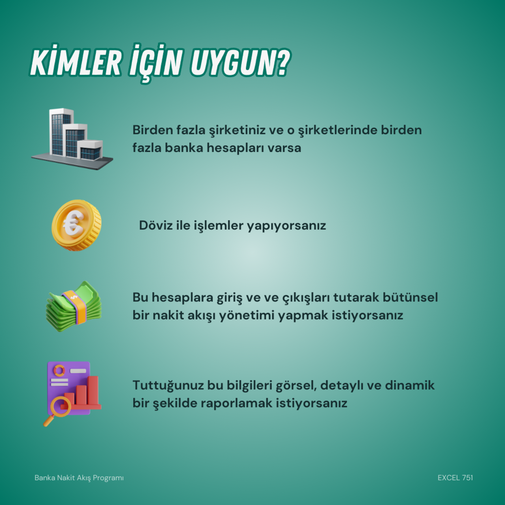 BANKA NAKİT AKIŞ PROGRAMI