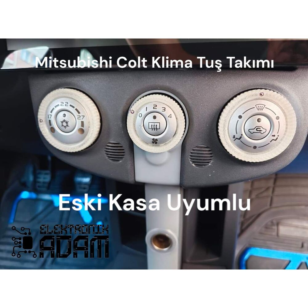 Mitsubishi Colt Eski Kasa Klima Düğme Seti