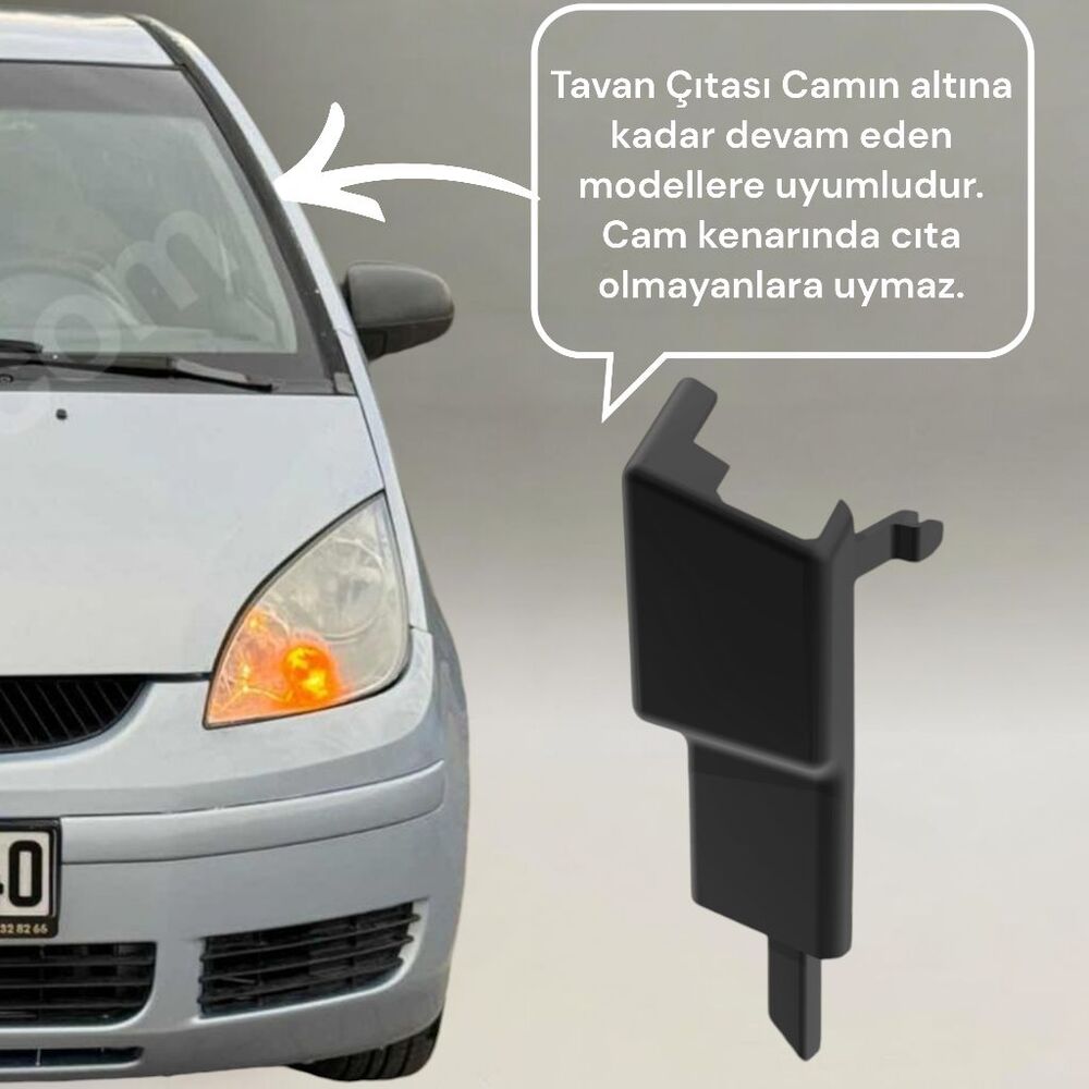 Mitsubishi Colt Eski Kasa Cam Cıtası Kenar Plastiği