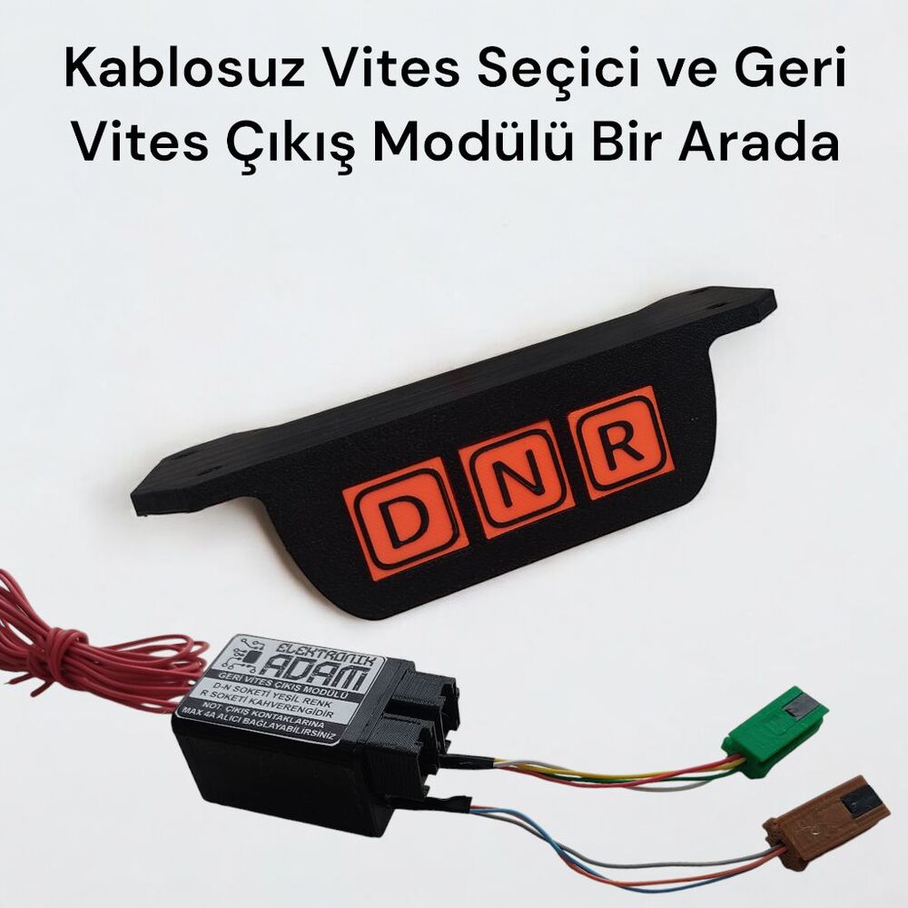Citroen Ami Kablosuz Vites Secici ve Geri Vites Çıkış Modülü 