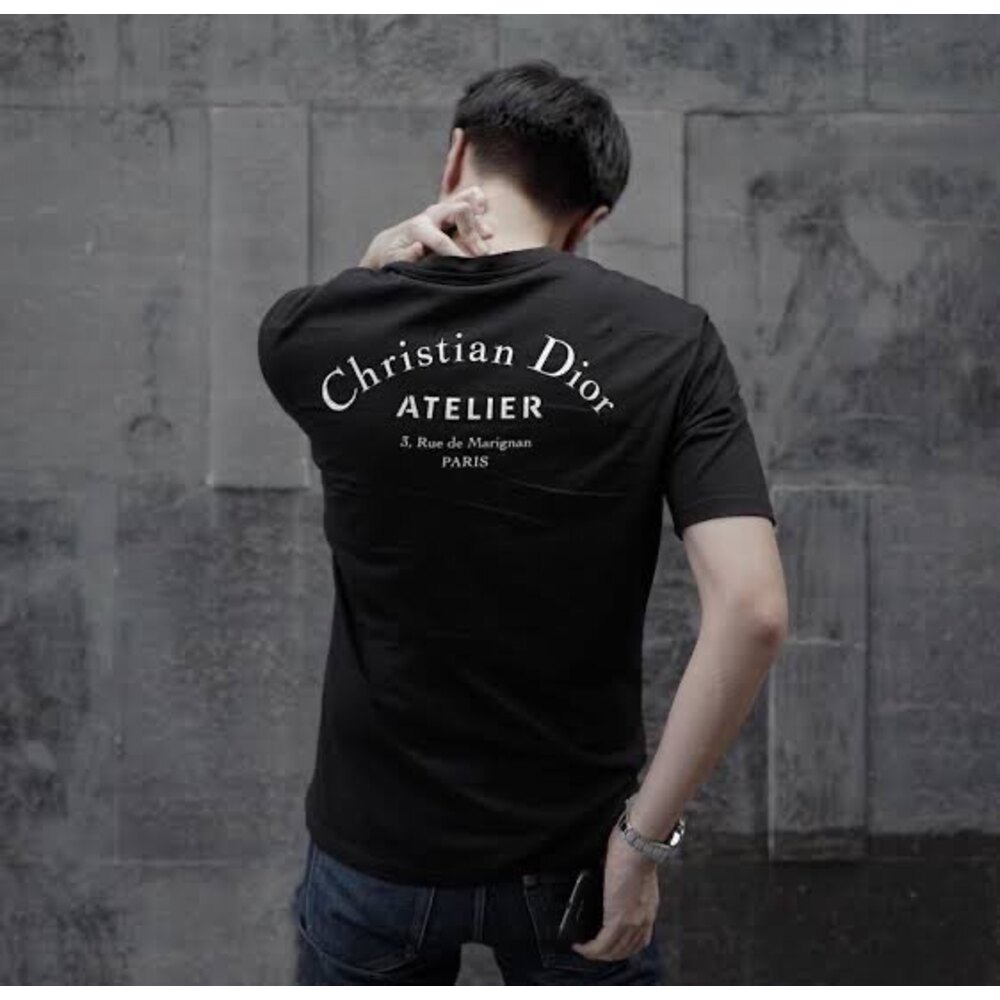 Christian Dior ATELIER ブラックTシャツ　　週末限定価格 Christian Dior Atelıer Vintage T-Shirt | ELİTE DESIGN ART SHOP
