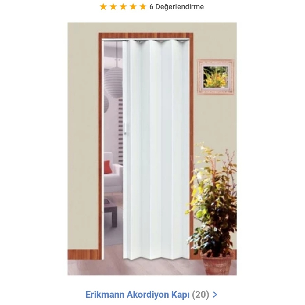 140cm h205 Akordiyon kapı byz