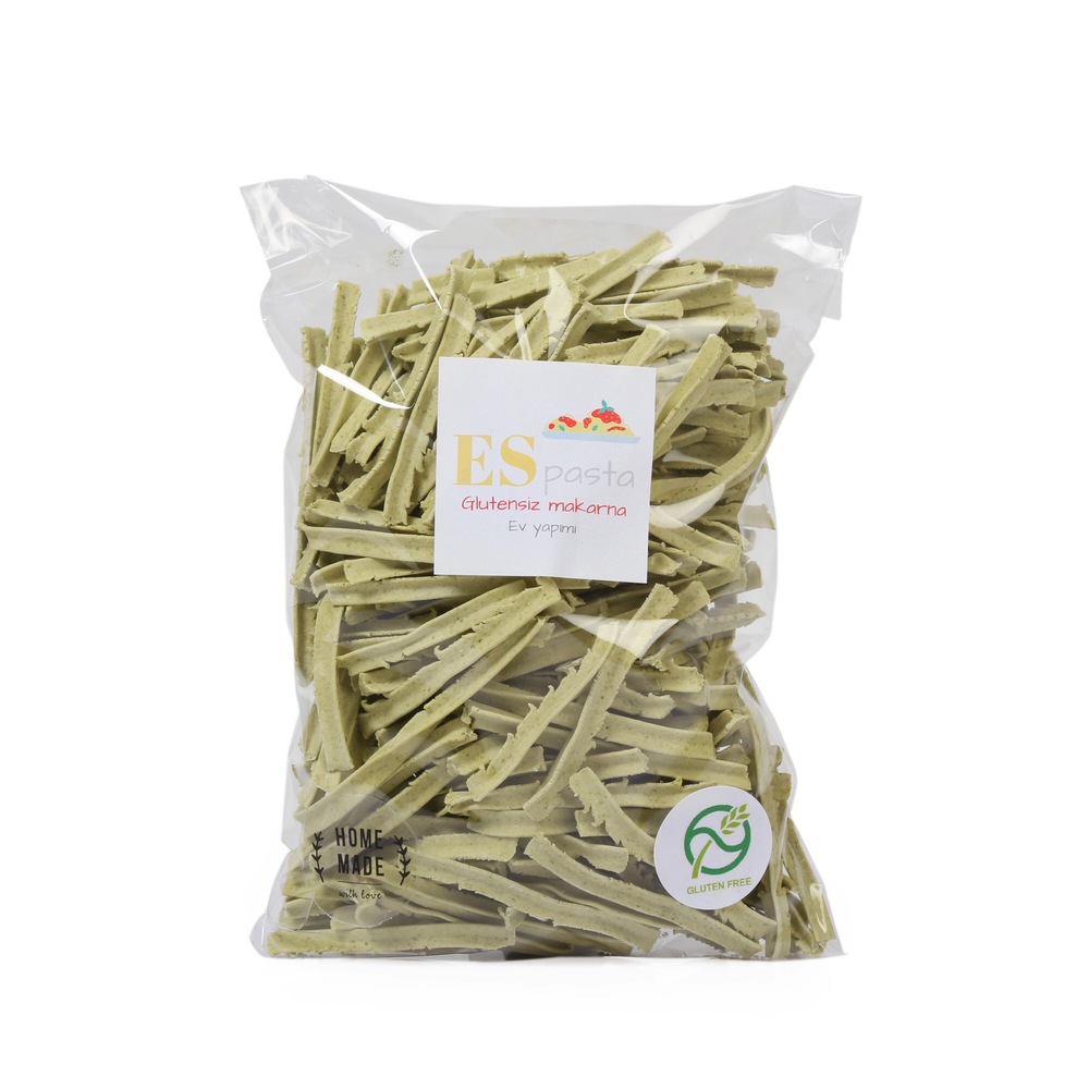 Espasta Glutensiz Yumurtalı Ispanaklı Tırtıl Makarna - 225 gr