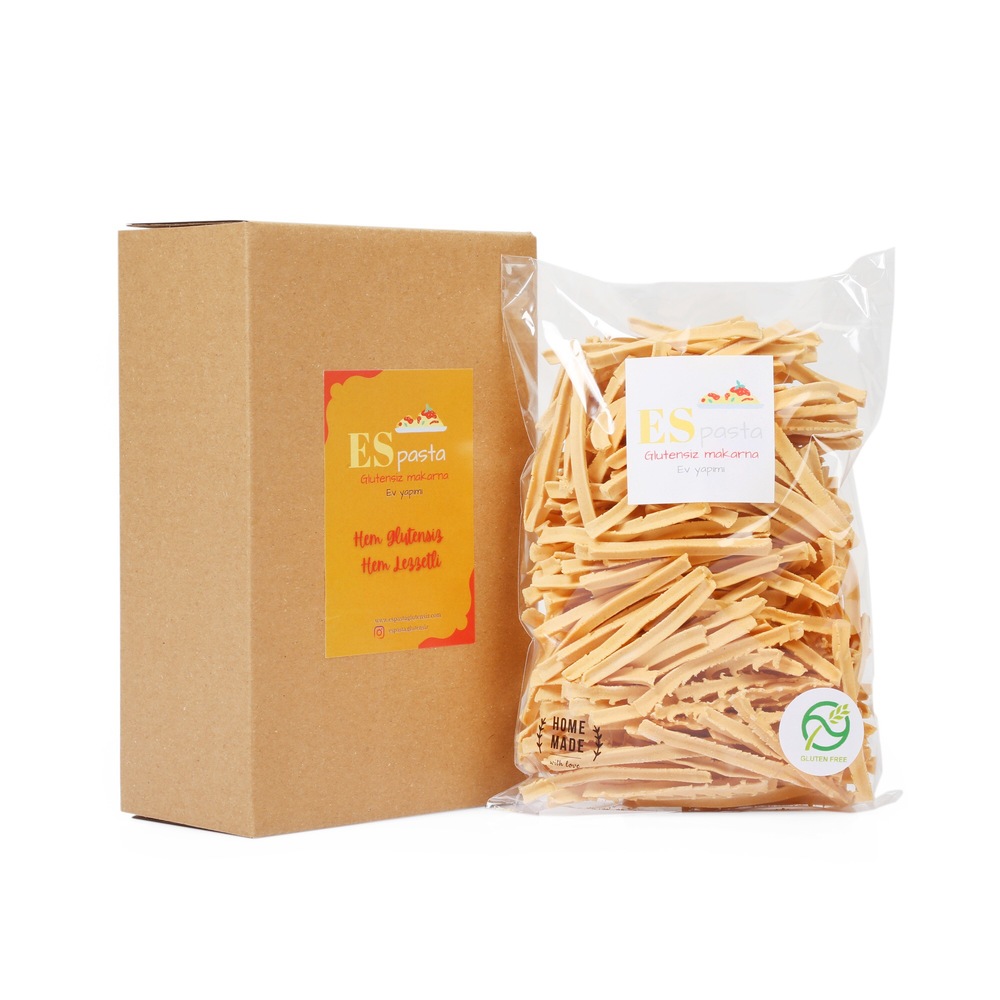 Espasta Glutensiz Yumurtalı Domatesli Tırtıl Makarna - 225 gr