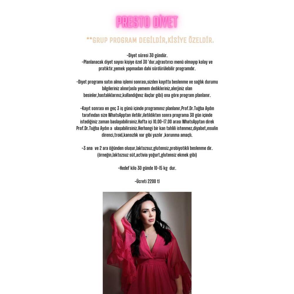 Presto diyet 