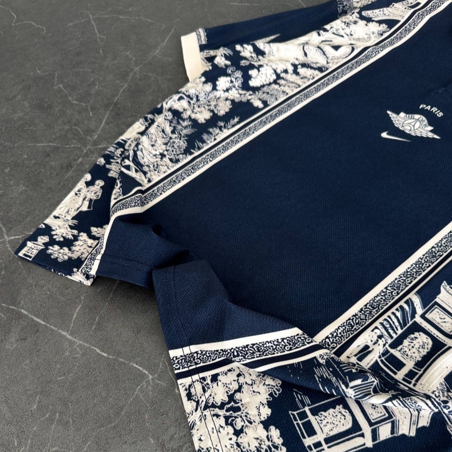 Paris Atelier Navy Premium Polo Yaka T-Shirt