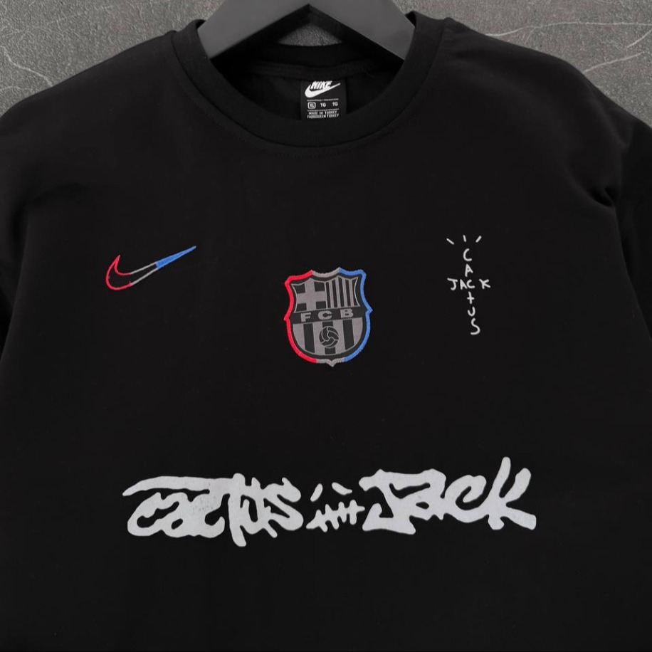 Barcelona Nike Black Travis Oversize T-Shirt