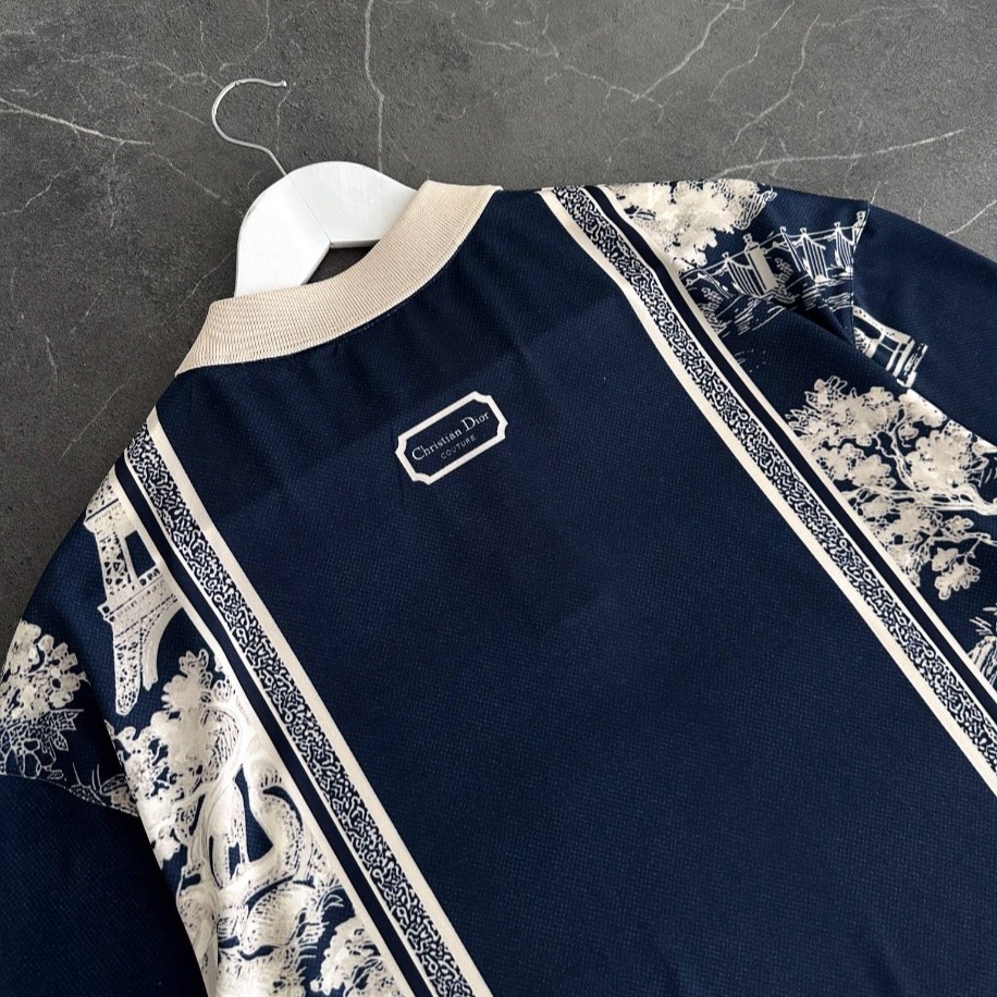 Paris Atelier Navy Premium Polo Yaka T-Shirt