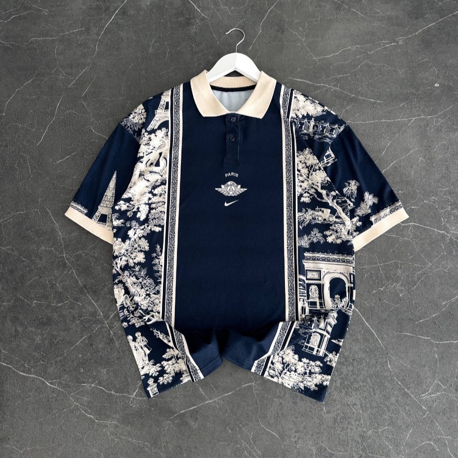 Paris Atelier Navy Premium Polo Yaka T-Shirt