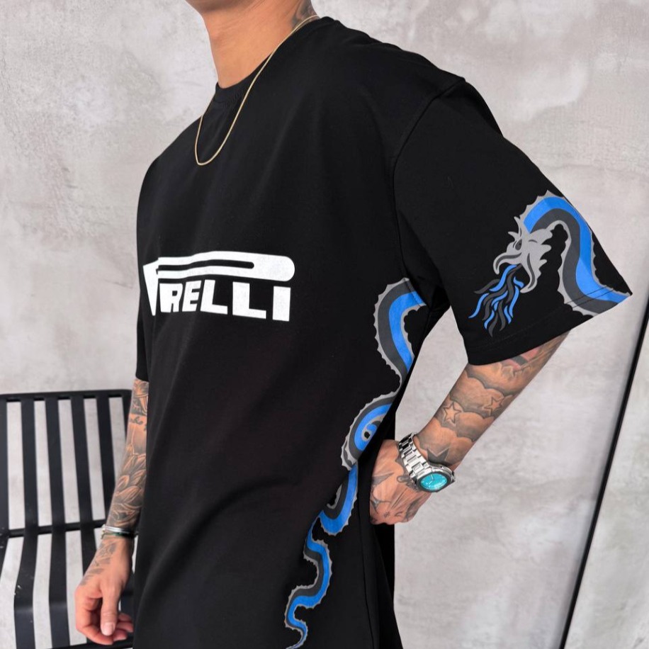 Pirelli Black Dragon Oversize Tee