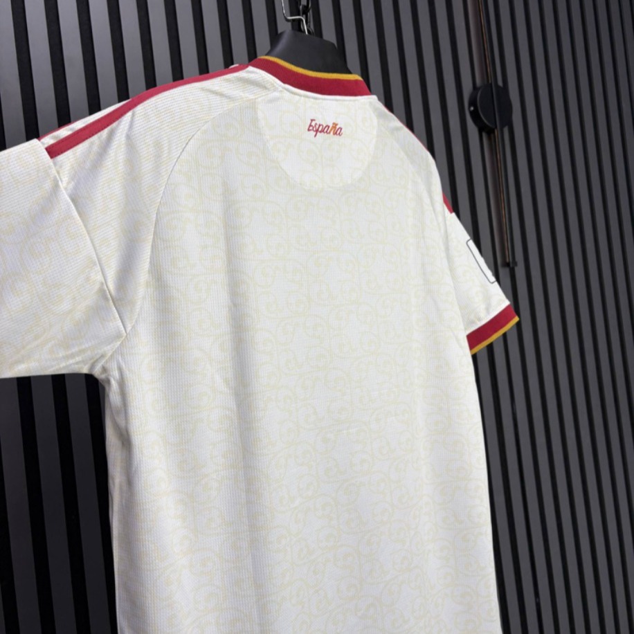 Spain Retro White Premium Jersey
