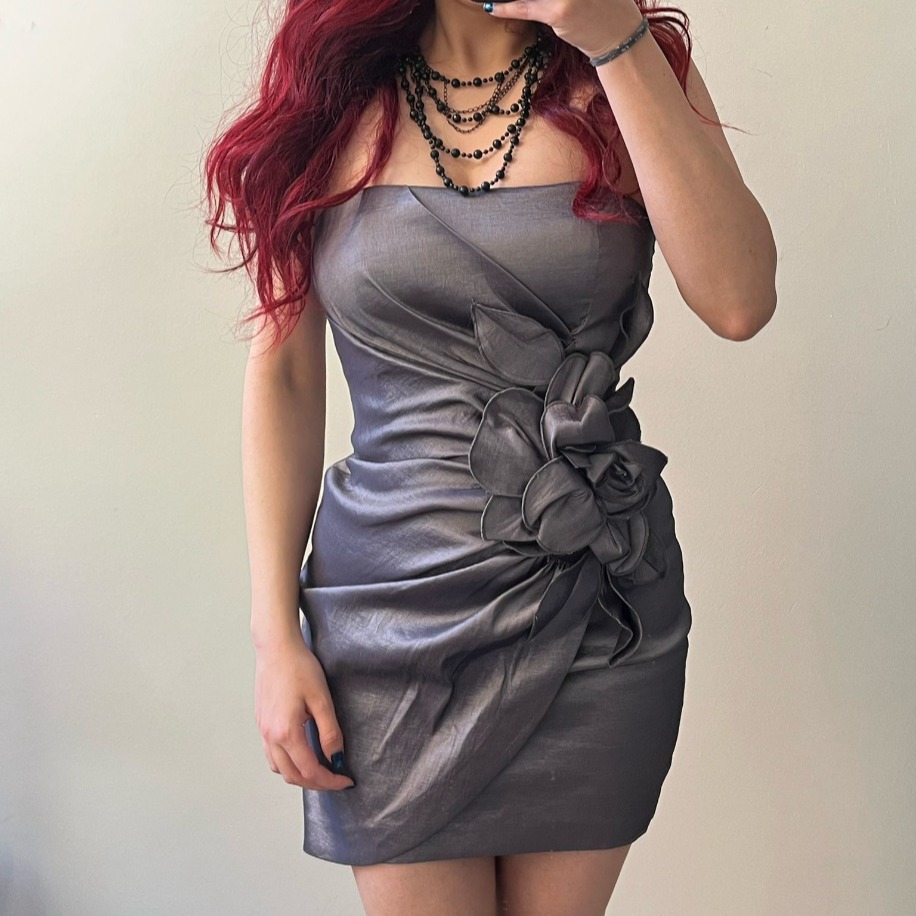 effy stonem grey dress PROM odd muse uk