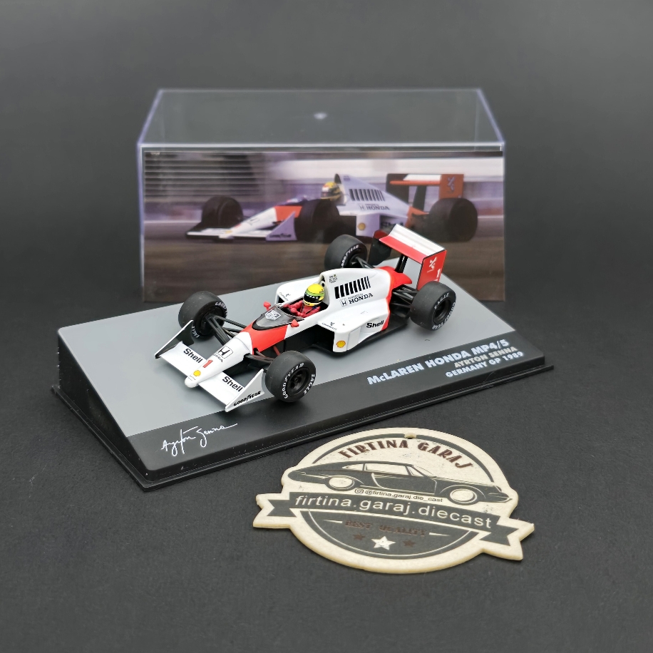 ミニカー Ayrton Senna McLaren MP4/5-Honda 1/43 Altaya 1:43 Ayrton Senna McLaren MP4/5 #1 Winner Germany GP
