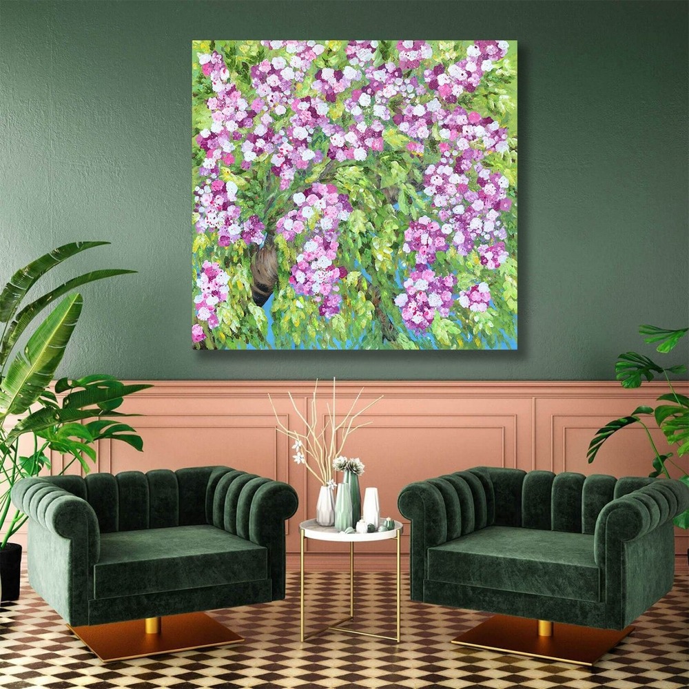 Kiraz çiçekleri , orijinal tablo 86x90 cm 