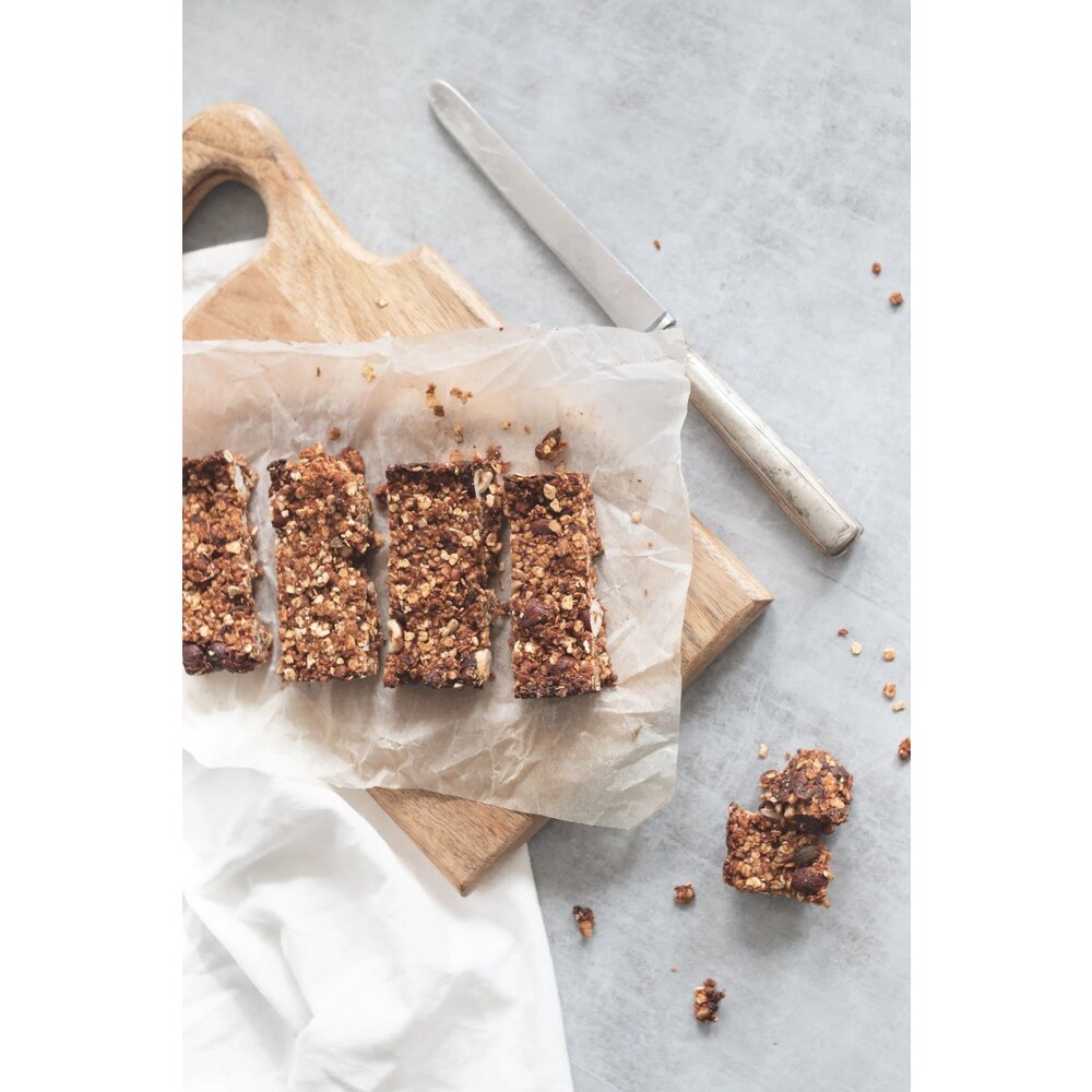 Chia Tohumlu Yer Fıstıklı ve Muzlu Granola Bar